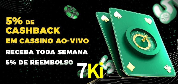 Promoções do cassino ao Vivo 7Ki